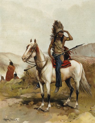 Ein Sioux-Indianerhäuptling von Frank Feller